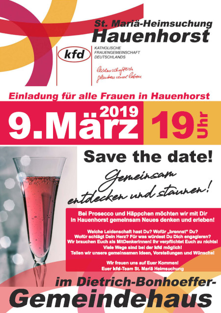 KFD: SAVE THE DATE