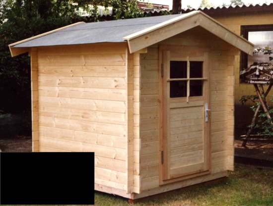 Hauptpreis der Doppelkopfturnier-Tombola - Ein Blockhaus