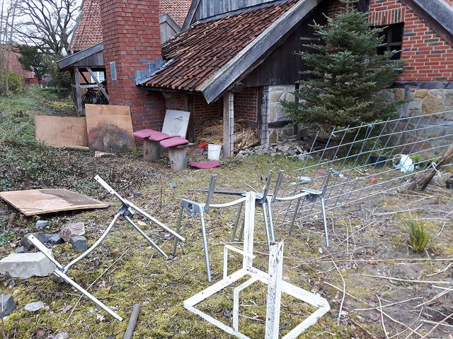 Vandalismus am Heimathaus